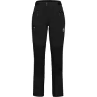 Mammut Women's Courmayeur Softshell Pants Pantaloni da escursionismo Donna (42 - Regular, nero)