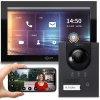 Goliath Videocitofono PRO IP | App | Antracite | Per abitazioni unifamiliari | 10 pollici | Da incasso | 180°