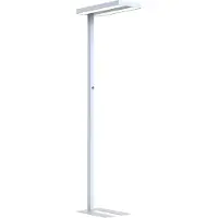 NCC-Licht Lampada da terra a LED Lara Silver Up & Down 2 x 40W 8800lm bianco neutro 4000K UGR