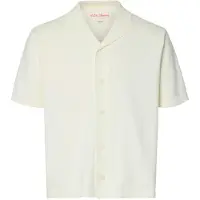 Selected Camicia Polo In Maglia Uomini Bianco M
