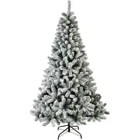 Everlands Albero Di Natale Del Monarca Innevato 116x180 Cm
