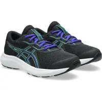 Asics per donna/ragazza. 1014A337 Sneakers nere Contend 9 Gs (36), Nero, Basso, Stringhe, Casual, Sportivo, Multisport, moda per bambini