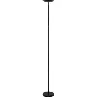 MAUL Piantana LED MAULsphere, nera, dimmerabile, altezza 183 cm