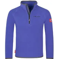 TROLLKIDS Kid's Nordland Half Zip Pullover in pile Bambini (92, lilla)