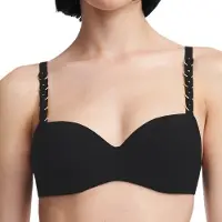 Chantelle Sw Bra Tshirt Half Cup Memory Black Taglia: C80 | Bikini Outlet | Donna | Nero