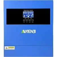 OEM Inverter solare ibrido, collegato alla rete e funzionante in modalità stand-alone, tecnologia ad onda sinusoidale pura, ANJ-4000W-24V-WIFI