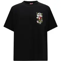 Kenzo t-shirt ricamo tigre uomo nero