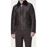 Paul Smith Slim Fit Leather Jacket Taupe Taglia: L | Giacche di pelle Outlet | Uomo | Nero