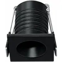 Beneito Faure Nano Pulsar Sq Recessed - Faretto da incasso per interni 3.5W Fascio 30° Nero Opaco Punto luce piccolo 35mm 2700K -
