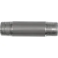 RIEGLER Nipplo doppio , R 1 1/4, lunghezza 180 mm, acciaio inox 1.4571