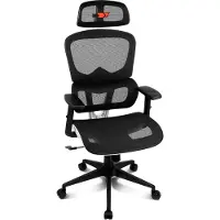 Drift DRAIR200 Sedia da gioco Sedia da gioco per PC Sedia da gioco con seduta in rete Nero