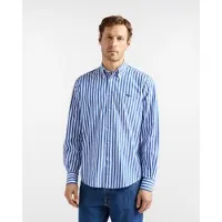 HARMONT & BLAINE per uomo. CRQ001013683B Camicia a righe blu Sorbetto (L), Casual, Cotone, Manica lunga