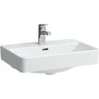 Laufen PRO S lavabo Compact, sans trou pour robinet, sans trop-plein, 550x380mm, H8189580001421, H8189580001421