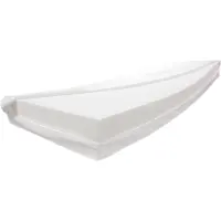 Dibapur Materasso Pro Dolce, altezza circa 20 cm, adatto a reti da 160x220 cm. Materasso in schiuma fredda ortopedica a 7 zone, livello di supporto H3