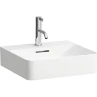 Laufen VAL lavabo à poser, 1 trou pour robinet, sans trop-plein, US fermé 450x420mm, H8162807581111, H8162807581111