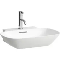 Laufen INO lavabo à poser, sans trou pour robinet, avec trop-plein, US fermé 560x450mm, H8163027571091, H8163027571091