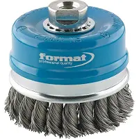 Format Formato Coppa spazzola acciaio M14 annodata 100x0,35mm