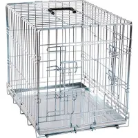 Karlie Gabbia per cani con 2 porte 77x47x54 cm argento