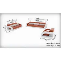 Xl Moebel Gmbh Ledersofa Sofagarnitur 3+2+1 Sitzer + Couchtisch Ledersofa Modernes Sofa