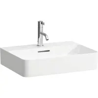 Laufen VAL lavabo à poser, 3 trous pour robinet, sans trop-plein, US fermé 550x420mm, H8162824001581, H8162824001581