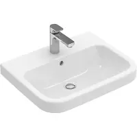 Villeroy & Boch Architectura lavabo, rectangulaire, 1 trou pour robinet, avec trop-plein, dessous poncé, 600x470mm, 41886G01, 41886G01