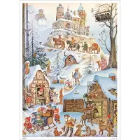 Sonstige Verlage Calendario dell'Avvento "Castello delle fiabe"