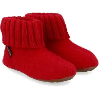 Haflinger Kid's Karlo Pantofole Bambini (32, rosso)