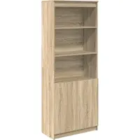 Syfax Credenza Rovere Sonoma 70x35x180 cm in Legno Multistrato