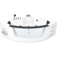 AcquaVapore Piscina idromassaggio Badewanne Wanne W05-SC 140x140cm