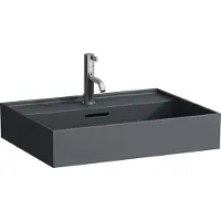 Laufen Kartell lavabo à poser 1 trou pour robinet, avec trop-plein, côté inférieur poncé, 600x460mm, H8163337581041, H8163337581041