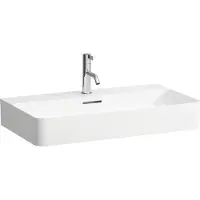 Laufen VAL lavabo à poser, 3 trous pour robinet, avec trop-plein, US fermé 750x420mm, H8162857161081, H8162857161081