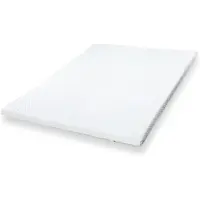 11.11 SRLS Il Topper Pietra Bianca Memory Foam per letto matrimoniale 135x195