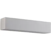 LINDBY Applique Santino, 35 cm, gesso, G9, verniciabile