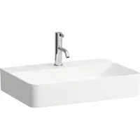 Laufen VAL lavabo à poser, 1 trou pour robinet, sans trop-plein, US fermé 600x420mm, H8162834001111, H8162834001111