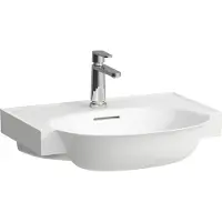 Laufen The New Classic lavabo, encastré, avec trop-plein, 3 trous pour robinet, 600x480mm, H8138530001081, H8138530001081
