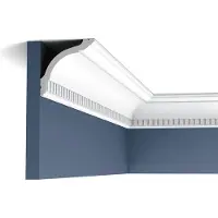 ORAC Decor Cx129 Axxent Profilo modanatura Modanatura decorativa Modanatura d'angolo Modanatura a parete Modanatura a soffitto | 2 metri
