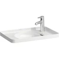 Laufen VAL lavabo encastré, 1 trou pour robinetterie à gauche, sans trop-plein, 550x360mm, H8172814001131, H8172814001131