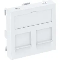 OBO Portaprese dati 2moduli DTG-2RM RW1 bianco