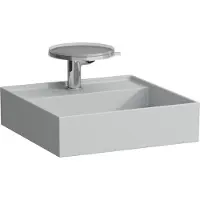 Laufen Kartell Lave-mains, encastrable, 2 trous pour robinet, sans trop-plein, 460x460mm, H8153317598151, H8153317598151
