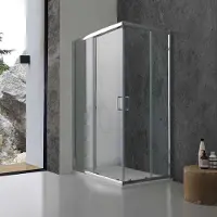KIAMAMI VALENTINA Box doccia 80x100 ante in cristallo trasparente | Giada