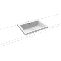 Kaldewei Lavabo à poser Puro 3154, 600 x 460 x 40 mm, 900406013001, 900406013001