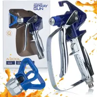 Rosfix Pistola per Vernice e Stucco Blue Monster | 500 bar | Compatibile con Graco, Wagner, Titan | Per Vernice e Stucco
