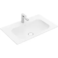 Villeroy & Boch Finion lavabo armoire, sans trop-plein, 1 trou pour robinet, 800x500mm, 416481R1, 416481R1