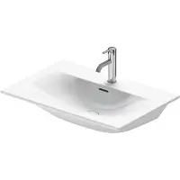 Duravit Meuble lave-mains Viu 234473, 730 mm, avec trop-plein, avec table de robinetterie, 1 trou de robinet, 2344730000, 2344730000