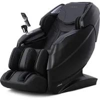 Naipo Poltrona massaggiante 3D R50 nera, poltrona massaggiante di fascia alta, funzione calore