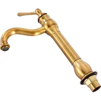 SucceBuy miscelatore monocomando per lavabo con scarico a pulsante, rubinetto per lavabi, bagni e camper, corpo in ottone