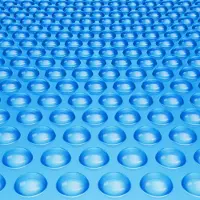 Sweiko Copertura solare per piscine 10,97 x 5,49 m Copertura solare rettangolare per piscine Copertura solare per piscine fuori terra 16 mil coperture solari blu