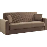 Dmora Divano Letto 3 Posti Adda 81x214 cm Nero, Contenitore Reclinabile