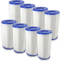 Bestway 8 pezzi Filtro per piscina misura 3