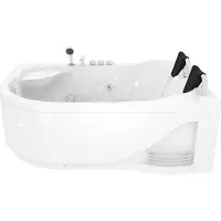 AcquaVapore Vasca idromassaggio top equipment piscina vasca angolare W23H-L 182x120cm